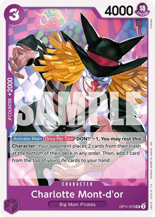 Image for Charlotte Mont-d'or (OP11-072) [A Fist of Divine Speed] - One Piece Card Game
