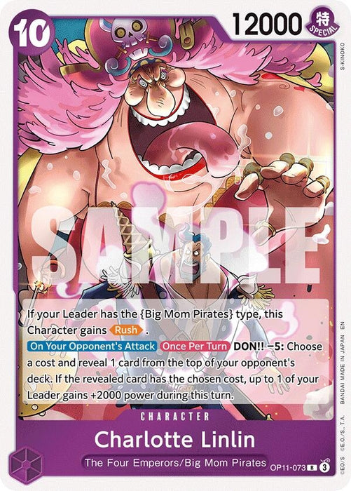 Charlotte Linlin (OP11-073) (Foil) [A Fist of Divine Speed]