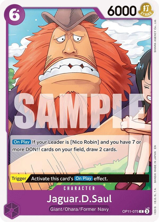 Image for Jaguar.D.Saul (OP11-075) [A Fist of Divine Speed] - One Piece Card Game