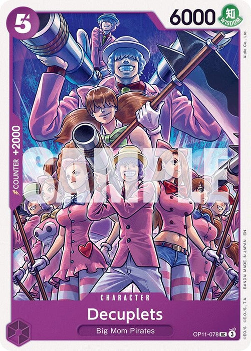 Image for Decuplets (OP11-078) [A Fist of Divine Speed] - One Piece Card Game