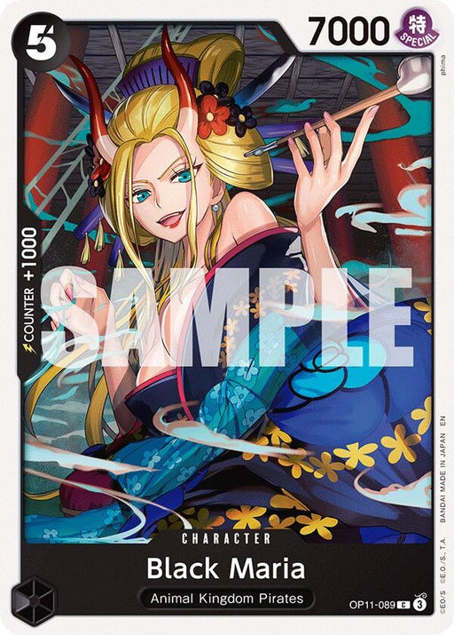 Image for Black Maria (OP11-089) [A Fist of Divine Speed] - One Piece Card Game