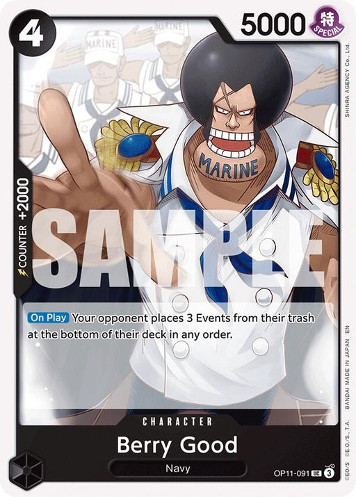 Image for Berry Good (OP11-091) [A Fist of Divine Speed] - One Piece Card Game