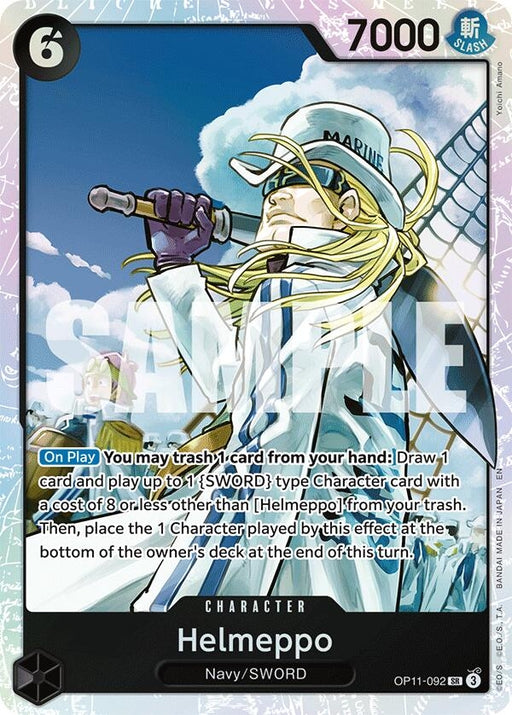 Image for Helmeppo (OP11-092) (Foil) [A Fist of Divine Speed] - One Piece Card Game