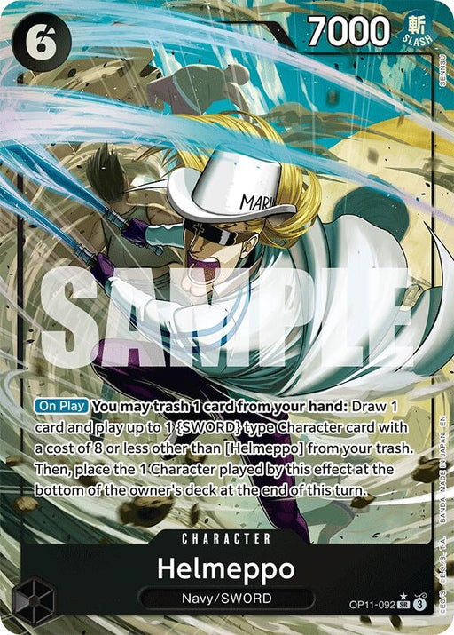 Image for Helmeppo (Alternate Art) (OP11-092) (Foil) [A Fist of Divine Speed] - One Piece Card Game