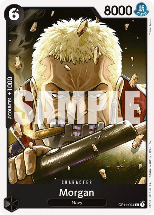 Image for Morgan (OP11-094) [A Fist of Divine Speed] - One Piece Card Game