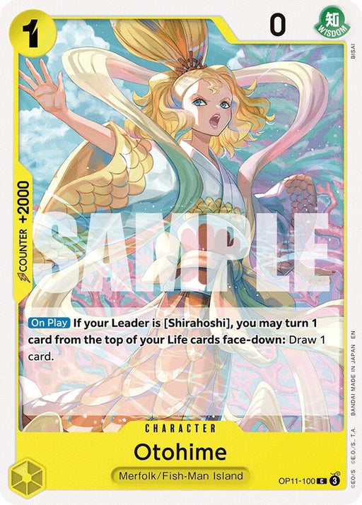 Image for Otohime (OP11-100) [A Fist of Divine Speed] - One Piece Card Game