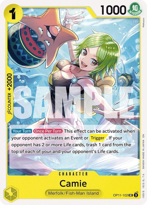 Image for Camie (OP11-102) [A Fist of Divine Speed] - One Piece Card Game