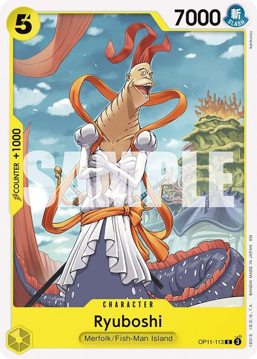 Image for Ryuboshi (OP11-113) [A Fist of Divine Speed] - One Piece Card Game