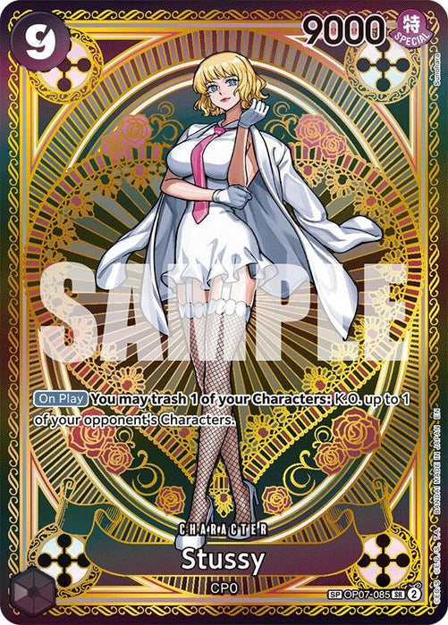 Stussy (SP) (OP07-085) (Foil) [A Fist of Divine Speed]