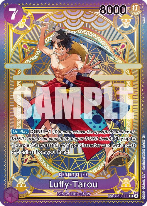 Image for Luffy-Tarou (SP) (ST18-005) (Foil) [A Fist of Divine Speed] - One Piece Card Game