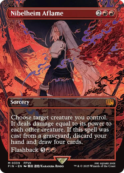Image for Nibelheim Aflame (Borderless) (339) [FINAL FANTASY] - Magic: The Gathering