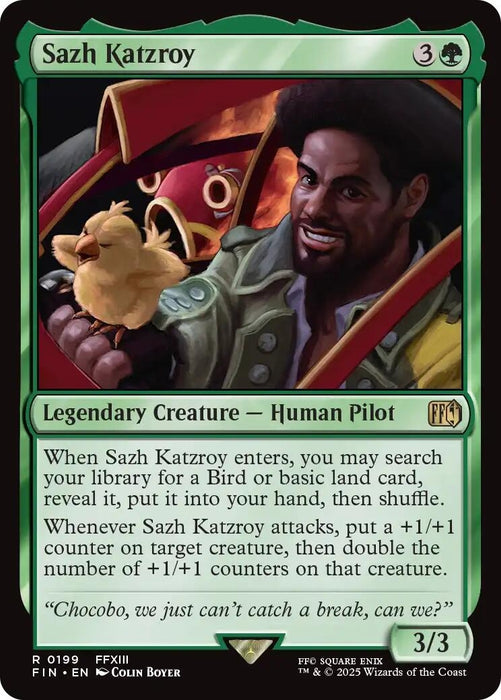 Image for Sazh Katzroy (199) [FINAL FANTASY] - Magic: The Gathering