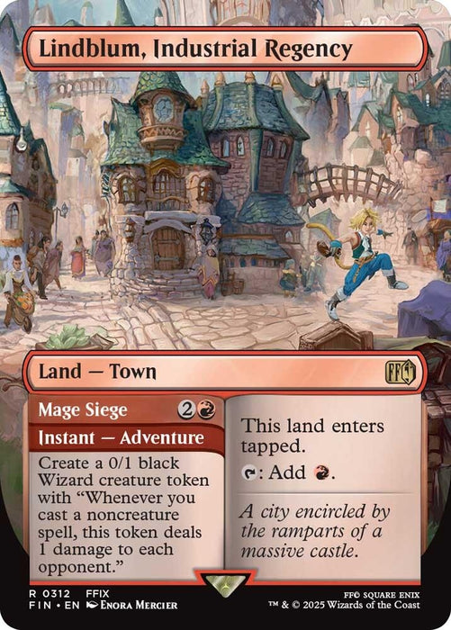 Image for Lindblum, Industrial Regency (Borderless) (312) [FINAL FANTASY] - Magic: The Gathering