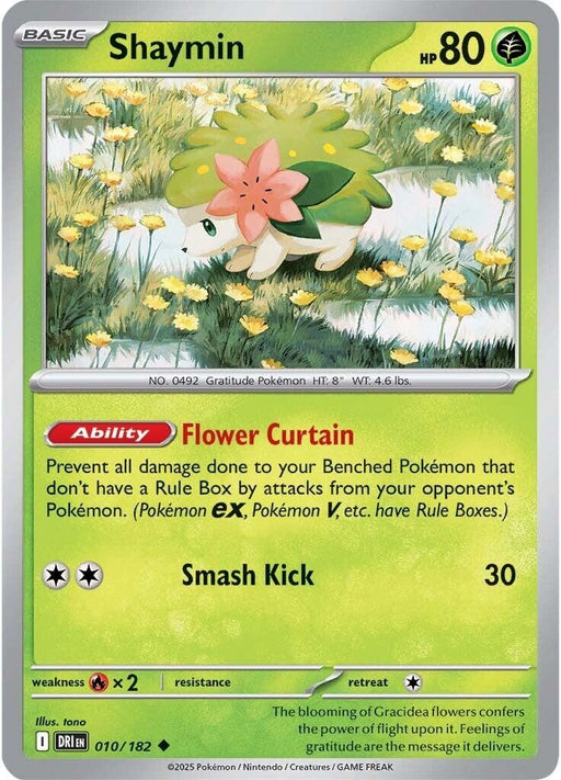 Image for Shaymin (010/182) (Reverse Holofoil) [SV10: Destined Rivals] - Pokemon
