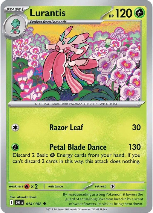 Image for Lurantis (014/182) (Reverse Holofoil) [SV10: Destined Rivals] - Pokemon