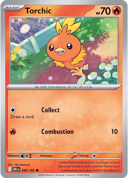 Image for Torchic (040/182) [SV10: Destined Rivals] - Pokemon