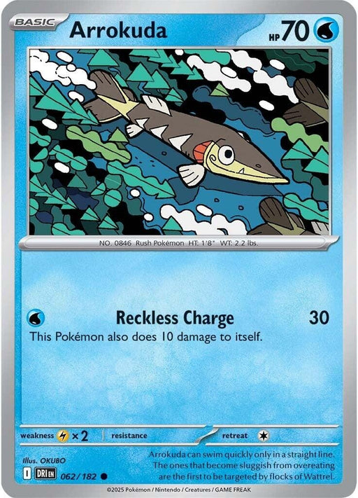 Image for Arrokuda (062/182) [SV10: Destined Rivals] - Pokemon