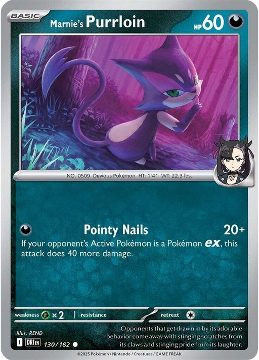 Image for Marnie's Purrloin (130/182) [SV10: Destined Rivals] - Pokemon