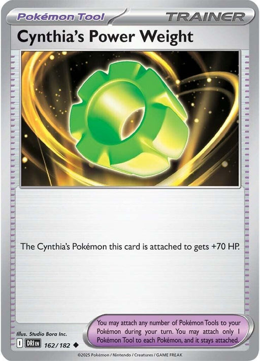 Image for Cynthia's Power Weight (162/182) (Reverse Holofoil) [SV10: Destined Rivals] - Pokemon