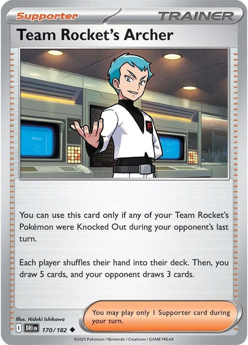 Image for Team Rocket's Archer (170/182) [SV10: Destined Rivals] - Pokemon