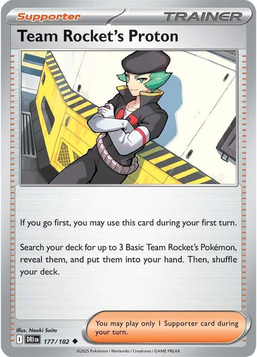 Image for Team Rocket's Proton (177/182) (Reverse Holofoil) [SV10: Destined Rivals] - Pokemon