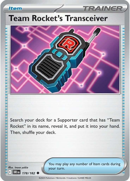 Image for Team Rocket's Transceiver (178/182) [SV10: Destined Rivals] - Pokemon