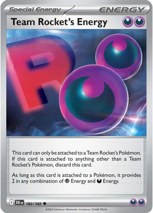 Image for Team Rocket's Energy (182/182) [SV10: Destined Rivals] - Pokemon