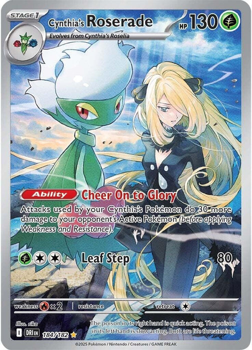 Image for Cynthia's Roserade (184/182) (Holofoil) [SV10: Destined Rivals] - Pokemon