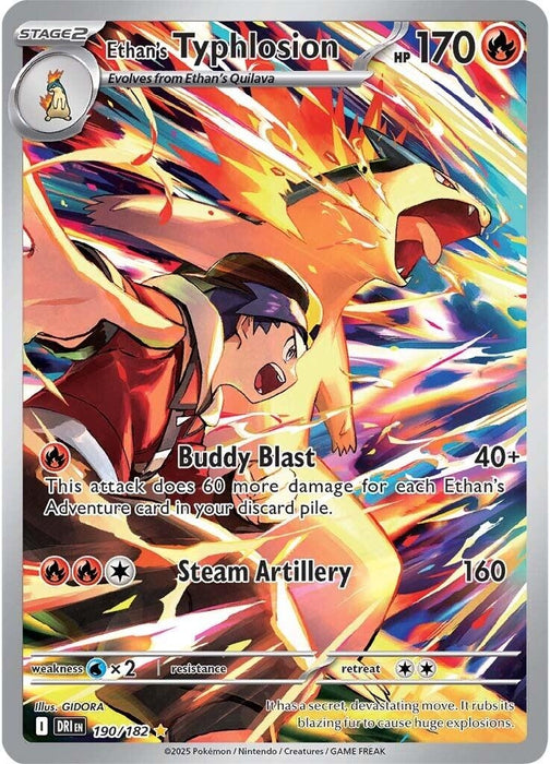 Image for Ethan's Typhlosion (190/182) (Holofoil) [SV10: Destined Rivals] - Pokemon