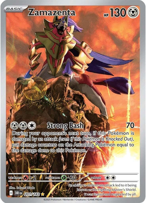Image for Zamazenta (201/182) (Holofoil) [SV10: Destined Rivals] - Pokemon