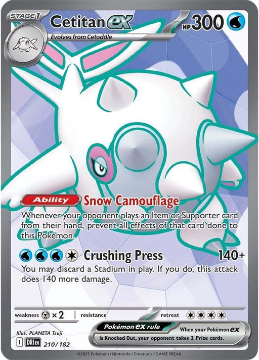 Image for Cetitan ex (210/182) (Holofoil) [SV10: Destined Rivals] - Pokemon