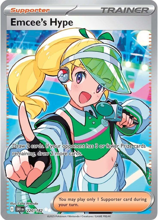 Image for Emcee's Hype (220/182) (Holofoil) [SV10: Destined Rivals] - Pokemon