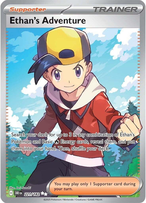 Image for Ethan's Adventure (221/182) (Holofoil) [SV10: Destined Rivals] - Pokemon