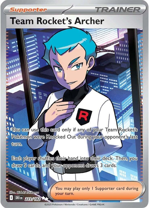 Image for Team Rocket's Archer (223/182) (Holofoil) [SV10: Destined Rivals] - Pokemon