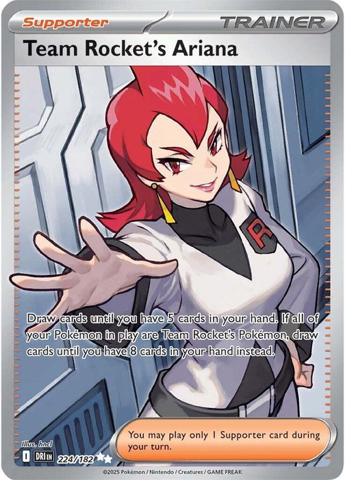 Image for Team Rocket's Ariana (224/182) (Holofoil) [SV10: Destined Rivals] - Pokemon