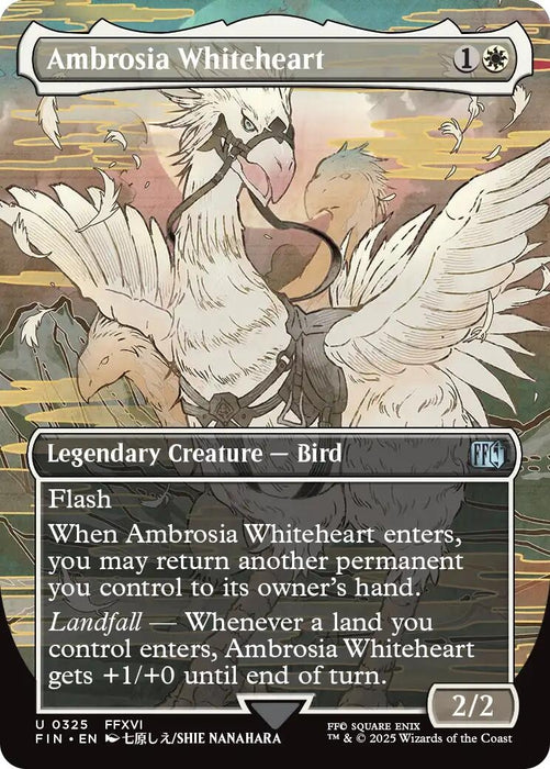 Image for Ambrosia Whiteheart (Borderless) (325) [FINAL FANTASY] - Magic: The Gathering