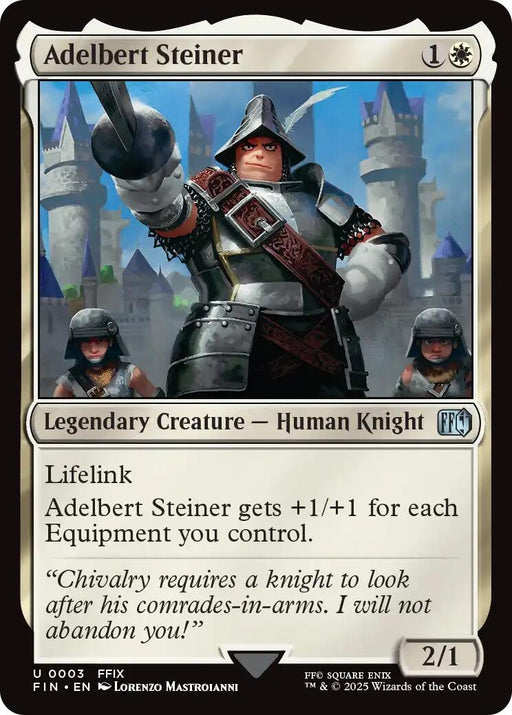 Image for Adelbert Steiner (3) (Foil) [FINAL FANTASY] - Magic: The Gathering