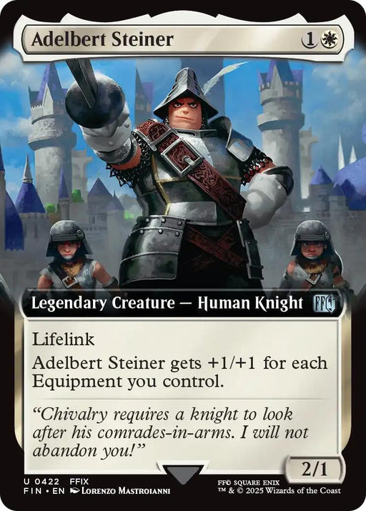 Image for Adelbert Steiner (Extended Art) (422) (Foil) [FINAL FANTASY] - Magic: The Gathering