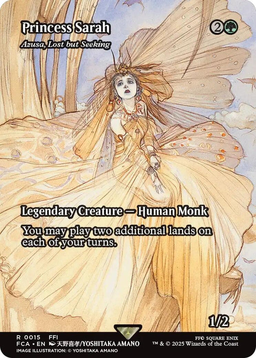Image for Princess Sarah - Azusa, Lost but Seeking (Showcase) (15) (Foil) [FINAL FANTASY: Through the Ages] - Magic: The Gathering