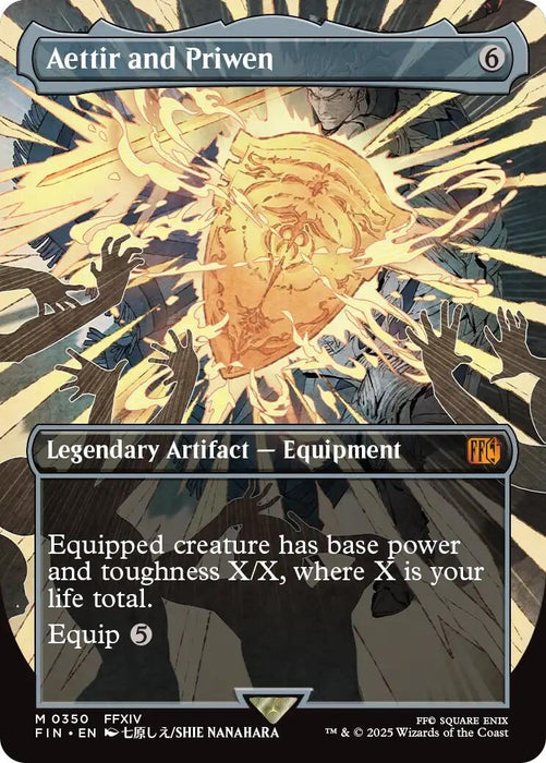 Image for Aettir and Priwen (Borderless) (350) (Foil) [FINAL FANTASY] - Magic: The Gathering