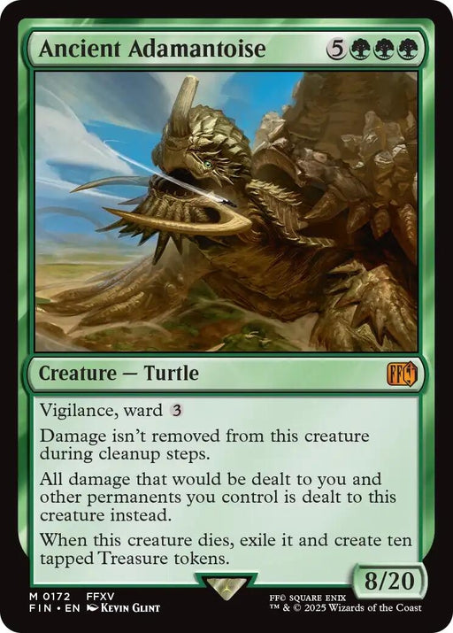 Image for Ancient Adamantoise (172) (Foil) [FINAL FANTASY] - Magic: The Gathering