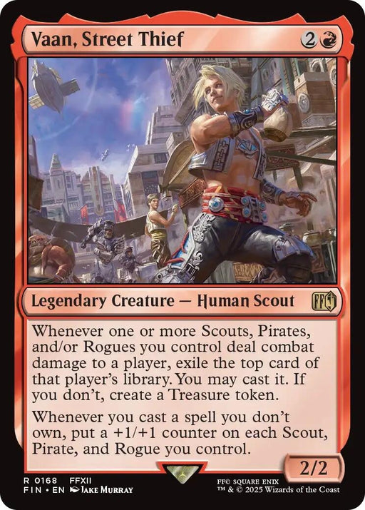Image for Vaan, Street Thief (168) (Foil) [FINAL FANTASY] - Magic: The Gathering