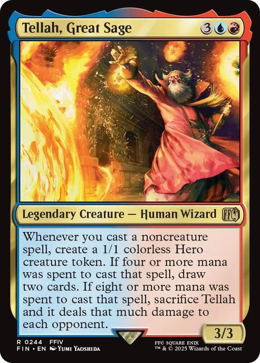 Image for Tellah, Great Sage (244) (Foil) [FINAL FANTASY] - Magic: The Gathering
