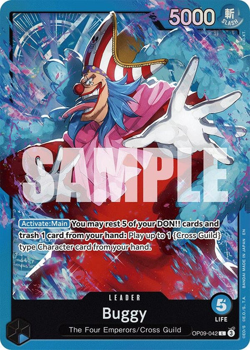 Buggy (OP09-042) (OP09-042) (Foil) [Starter Deck 25: BLUE Buggy]