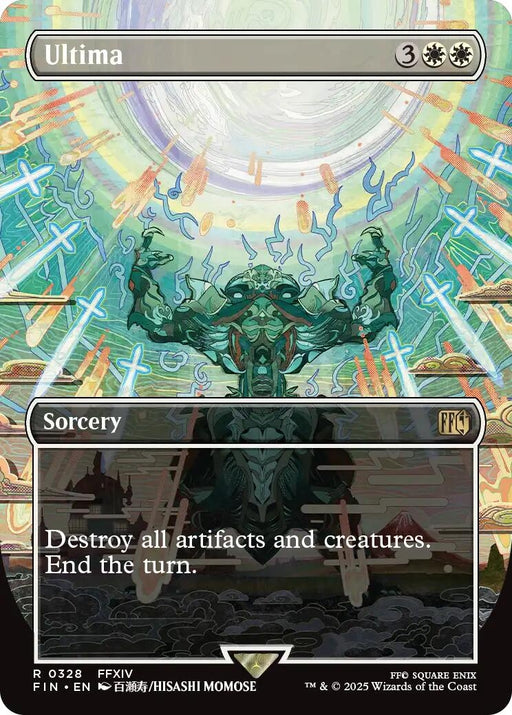 Image for Ultima (Borderless) (328) (Foil) [FINAL FANTASY] - Magic: The Gathering