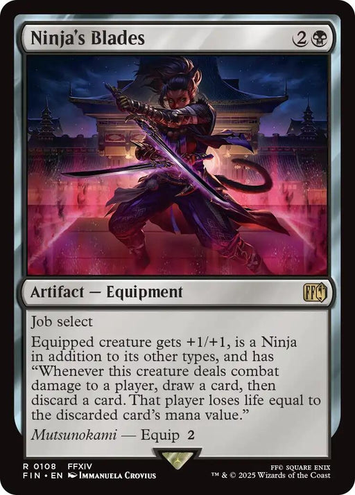 Image for Ninja's Blades (108) [FINAL FANTASY] - Magic: The Gathering