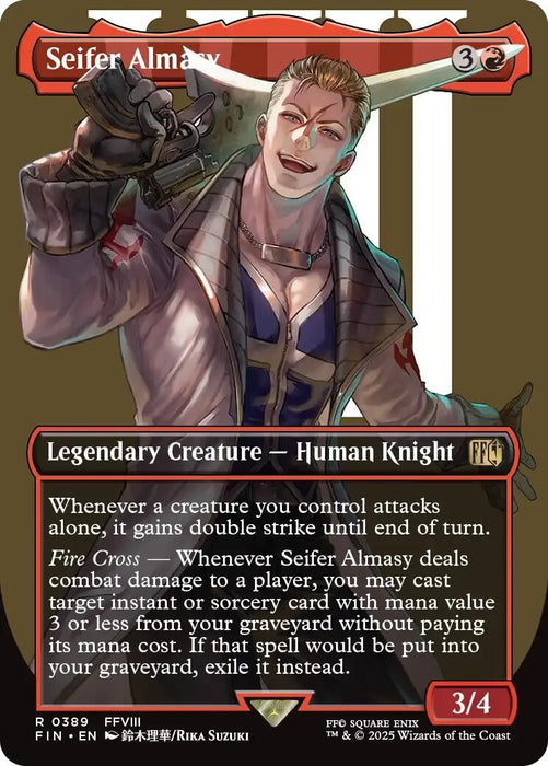 Image for Seifer Almasy (Borderless) (389) (Foil) [FINAL FANTASY] - Magic: The Gathering