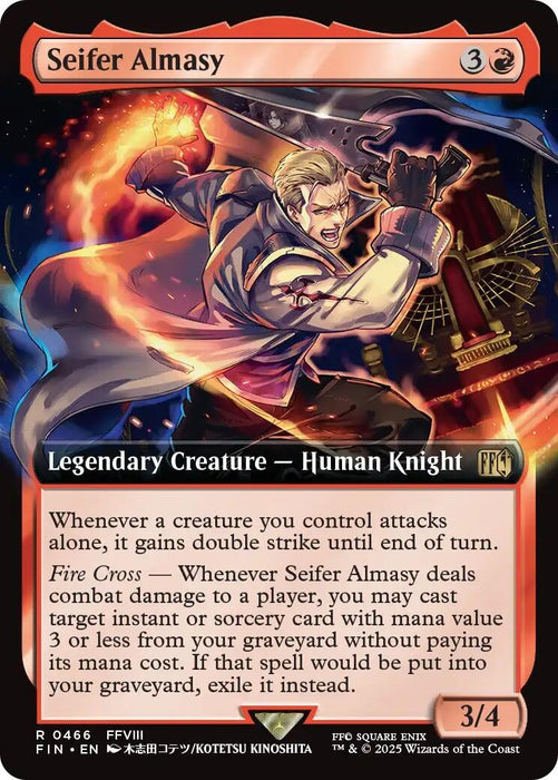 Image for Seifer Almasy (Extended Art) (466) (Foil) [FINAL FANTASY] - Magic: The Gathering