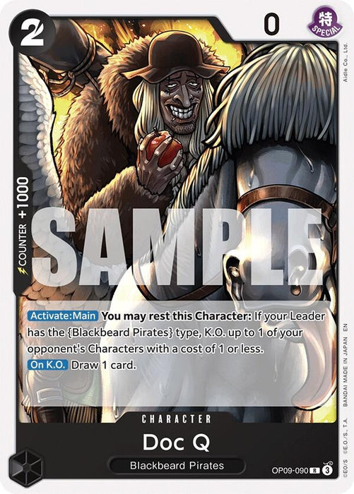 Doc Q (Reprint) (OP09-090) [Starter Deck 27: BLACK Marshall.D.Teach]