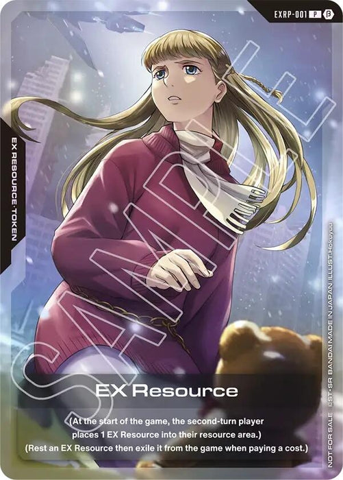 EX Resource (EXRP-001) (Mobile Suit Gundam Wing) (EXRP-001) (Holofoil) [Promotional EX Resource Tokens]